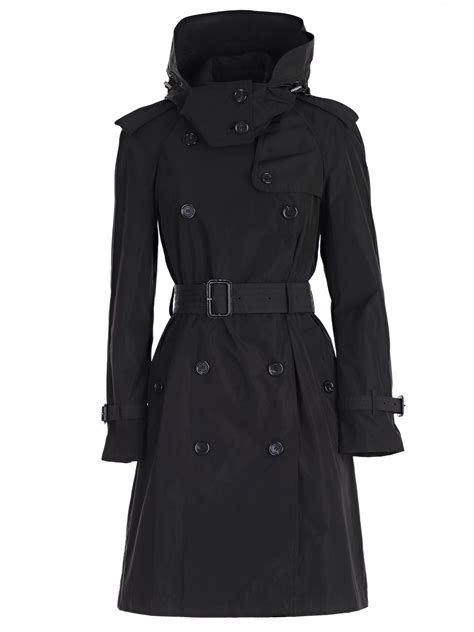 burberry black raincoat womens|Burberry raincoats for women sale.